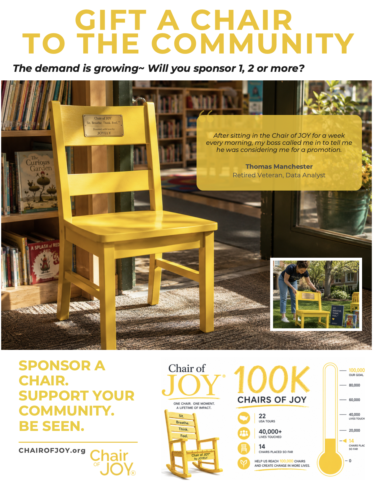Gift a Chair to the Community