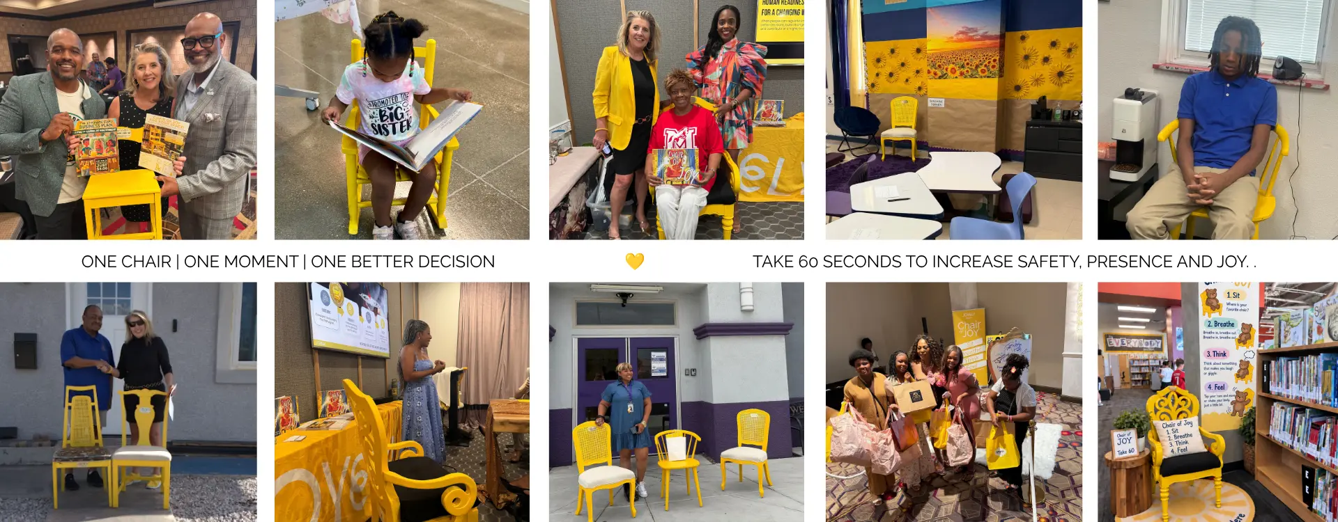 Chair of JOY — emotional regulation program for children, families, and communities
